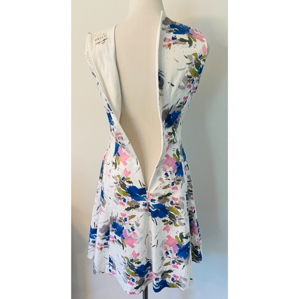 REISS Floral Calin Spring Summer Dress Size 6 - Picture 8 of 13